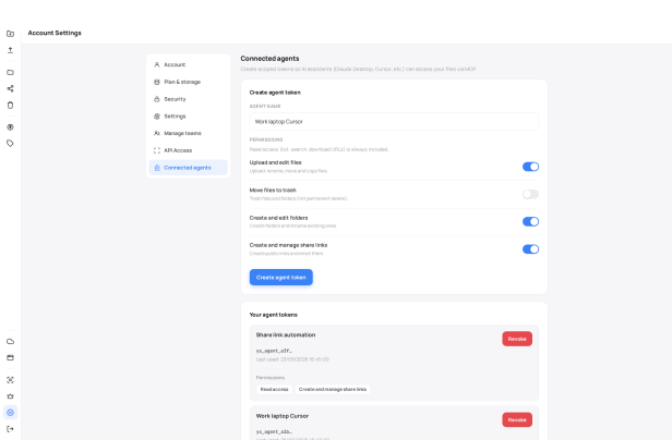 Create Agent Token